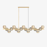 Crystal Glass Ball Chandelier